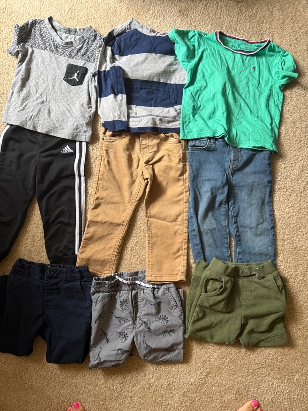 Tommy Hilfiger Green Girls' Crop Tee